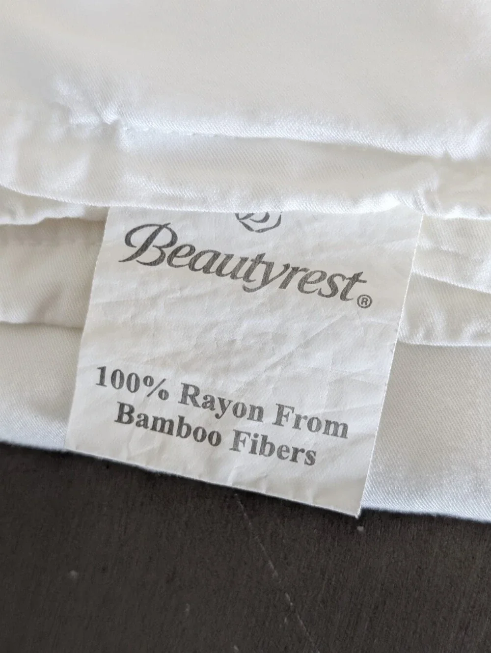 Beautyrest rayon white